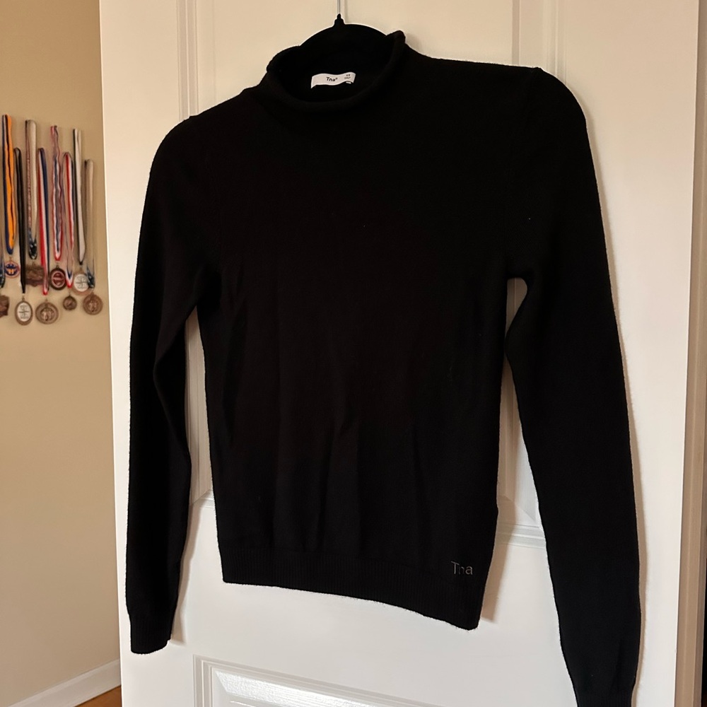 Black Turtleneck Sweater